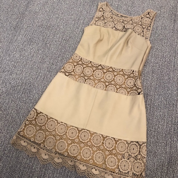 Bailey 44 Dresses & Skirts - Bailey 44 Leather Beige Dress